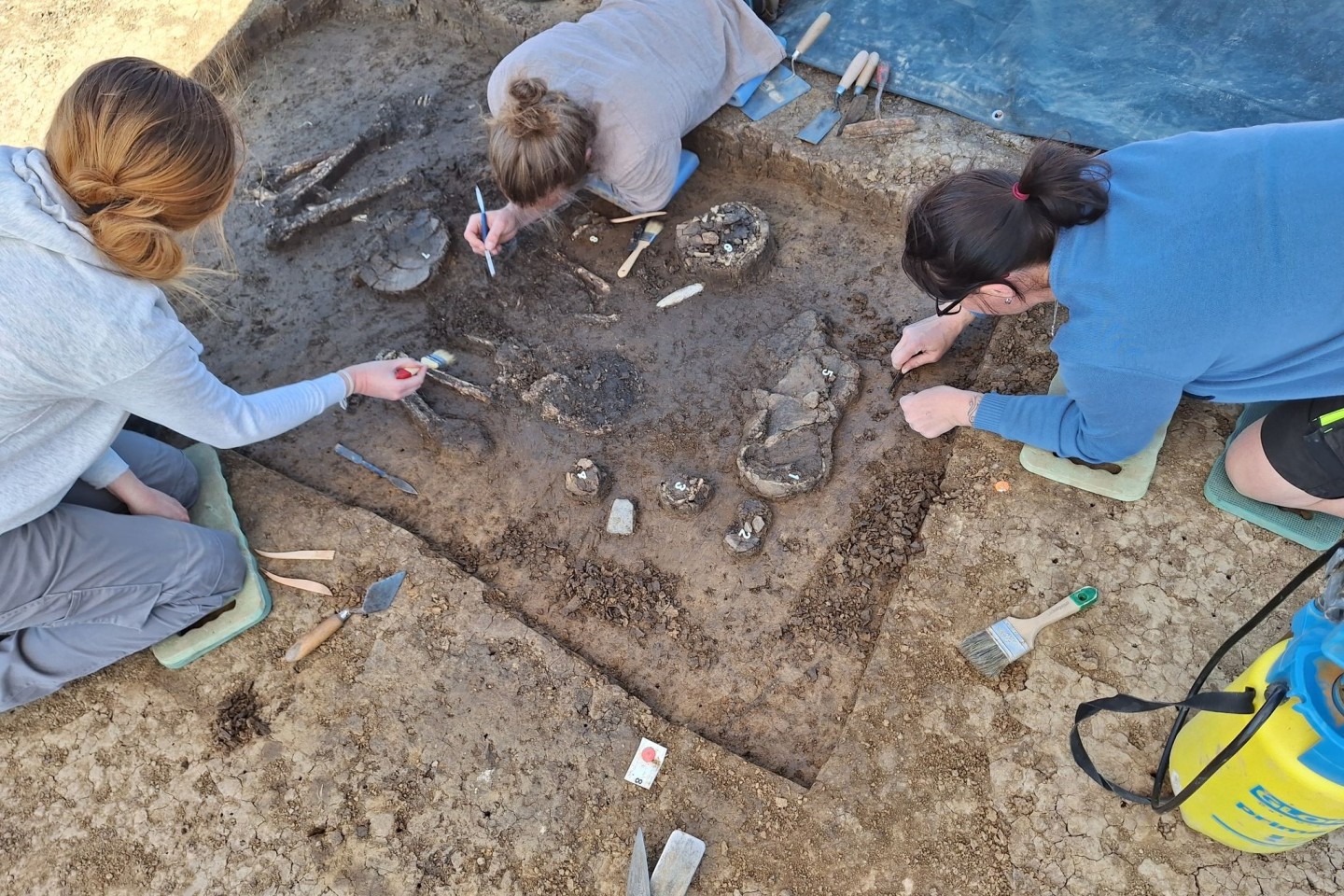 Das Grab im Ortsteil Exing, nach dem das Skelett als «Exinger» bezeichnet wird, wurde bei einer Untersuchung vor Bauarbeiten entdeckt.