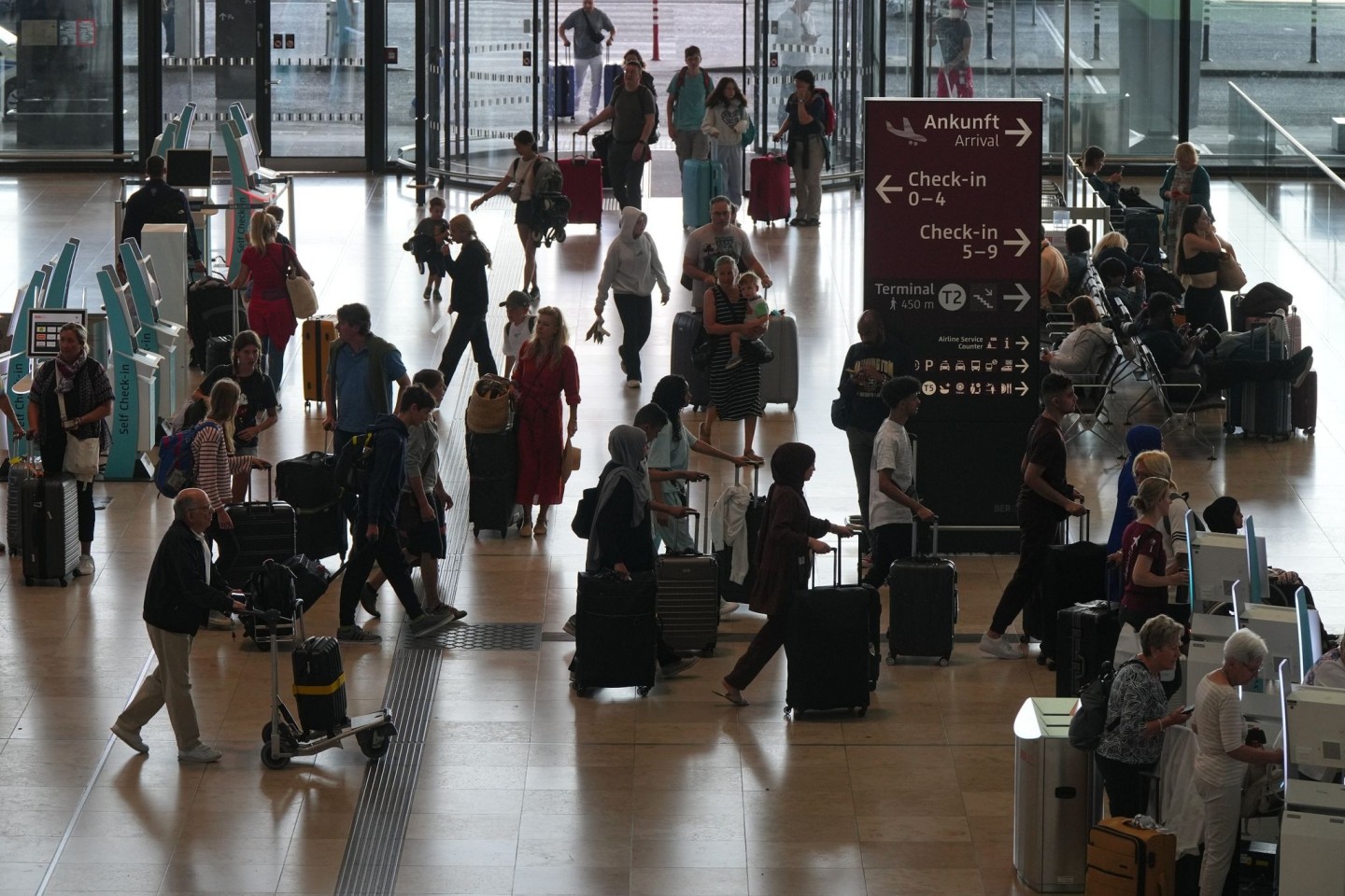 Das Terminal 1 des Flughafens Berlin Brandenburg BER «Willy Brandt».