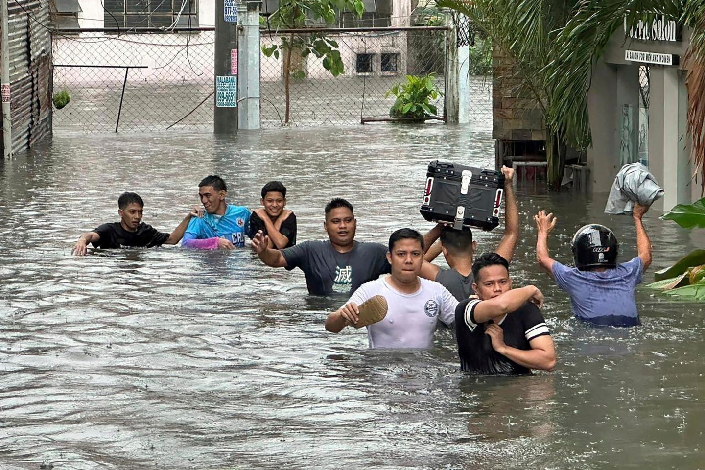 In Manila stand das Wasser teilweise meterhoch.