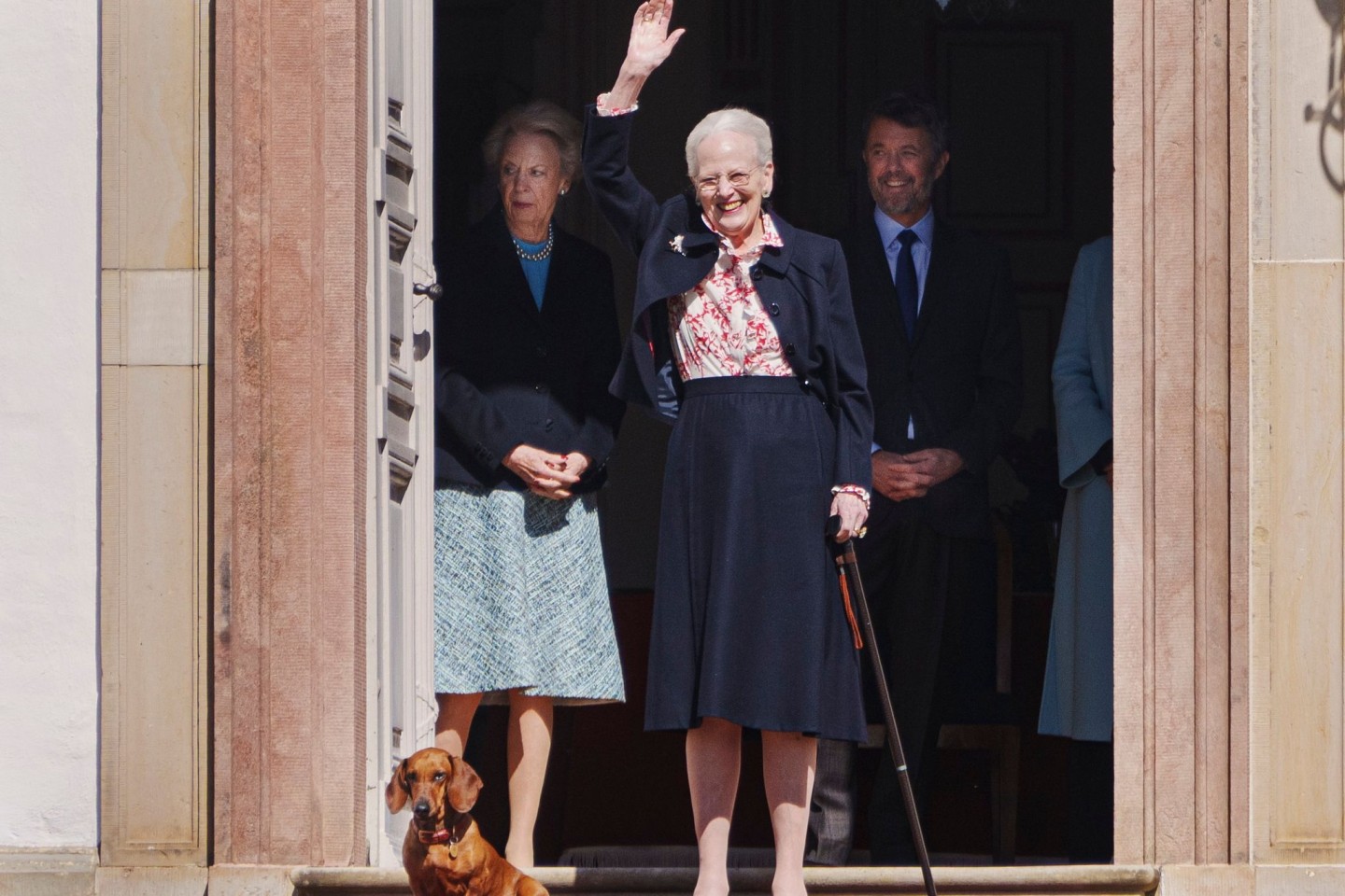 Die dänische Königin Margrethe ist nach einem Sturz im Krankenhaus (Archivbid). 