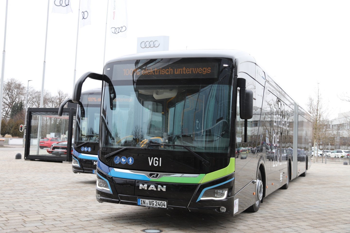 Busse, E-Busse, Mobilität, Bayer, Ingolstadt, Audi, ÖPNV