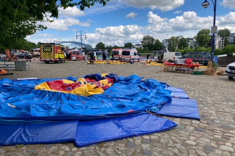 Hüpfburg-Unfall: Polizei ermittelt gegen Betreiber