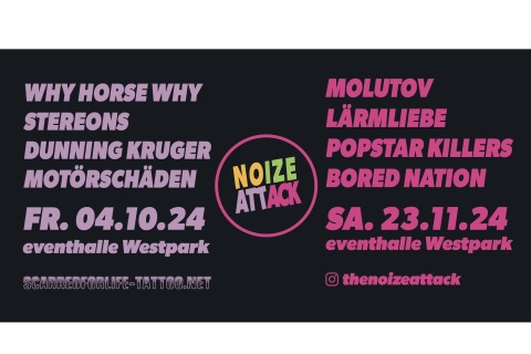 Noize Attack 2024: Erfolgreiche Konzertreihe kehrt mit neuen Highlights zurück