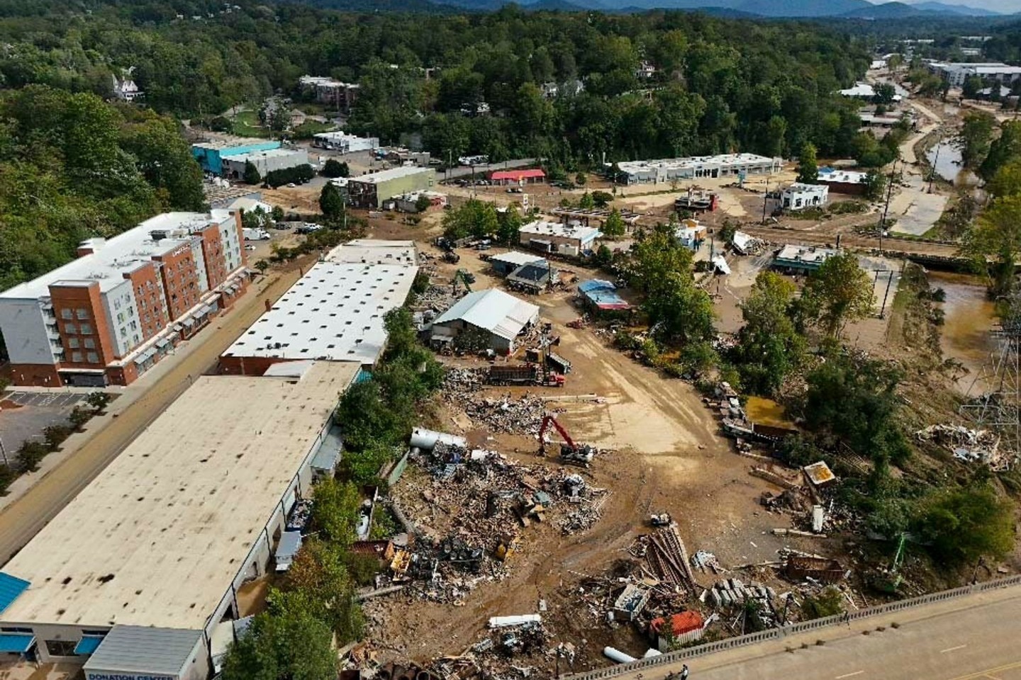 «Helene» hat den Bundesstaat North Carolina verwüstet. (Archivbild)