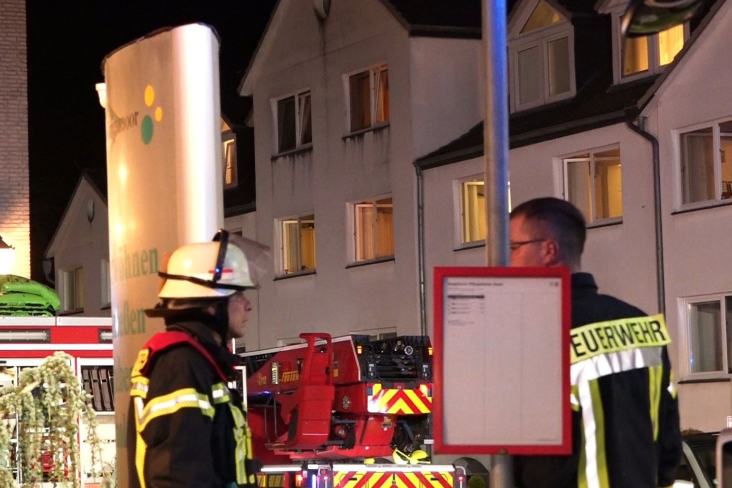 Feuerwehreinsatz am Seniorenheim in Oyten.